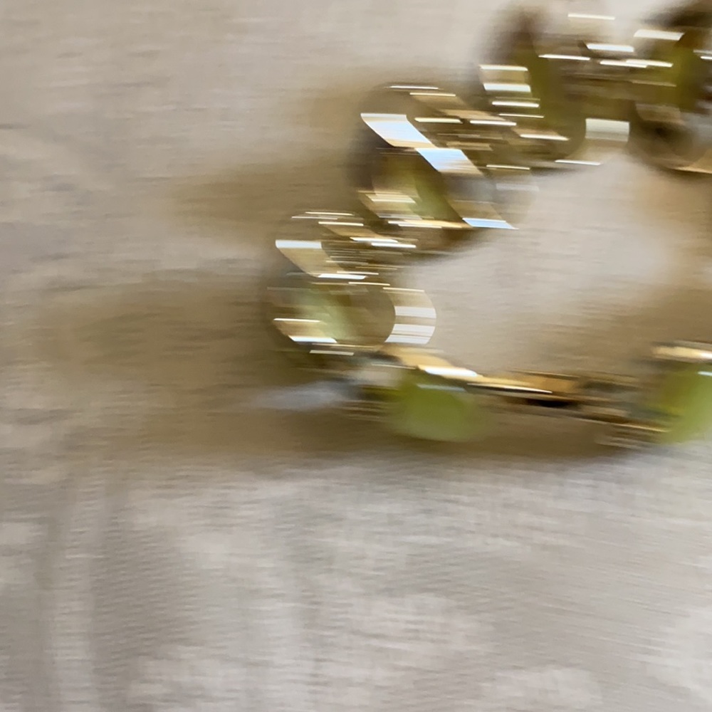 Costume jewelry green bracelet - Picture 3 of 4
